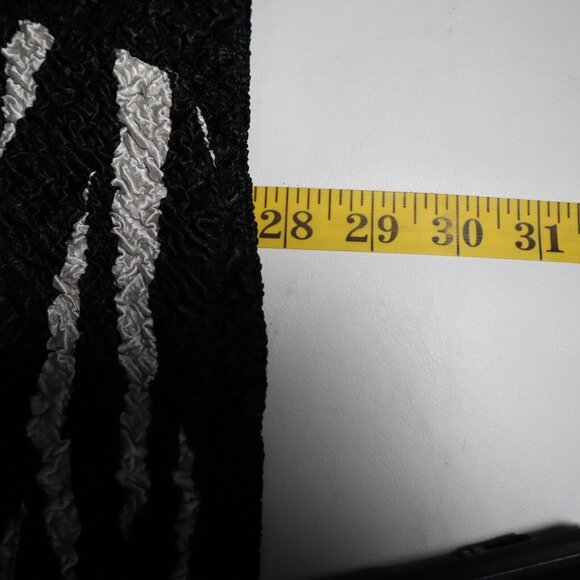 Ubu Reversible Crinkle Jacket Zebra Stripe Button Down Womens 3x Plus‎ Animal - Picture 10 of 10